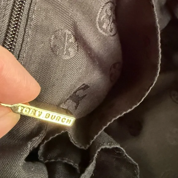 Tory Burch Marion black nylon crossbody messenger diaper bag - Picture 13 of 16